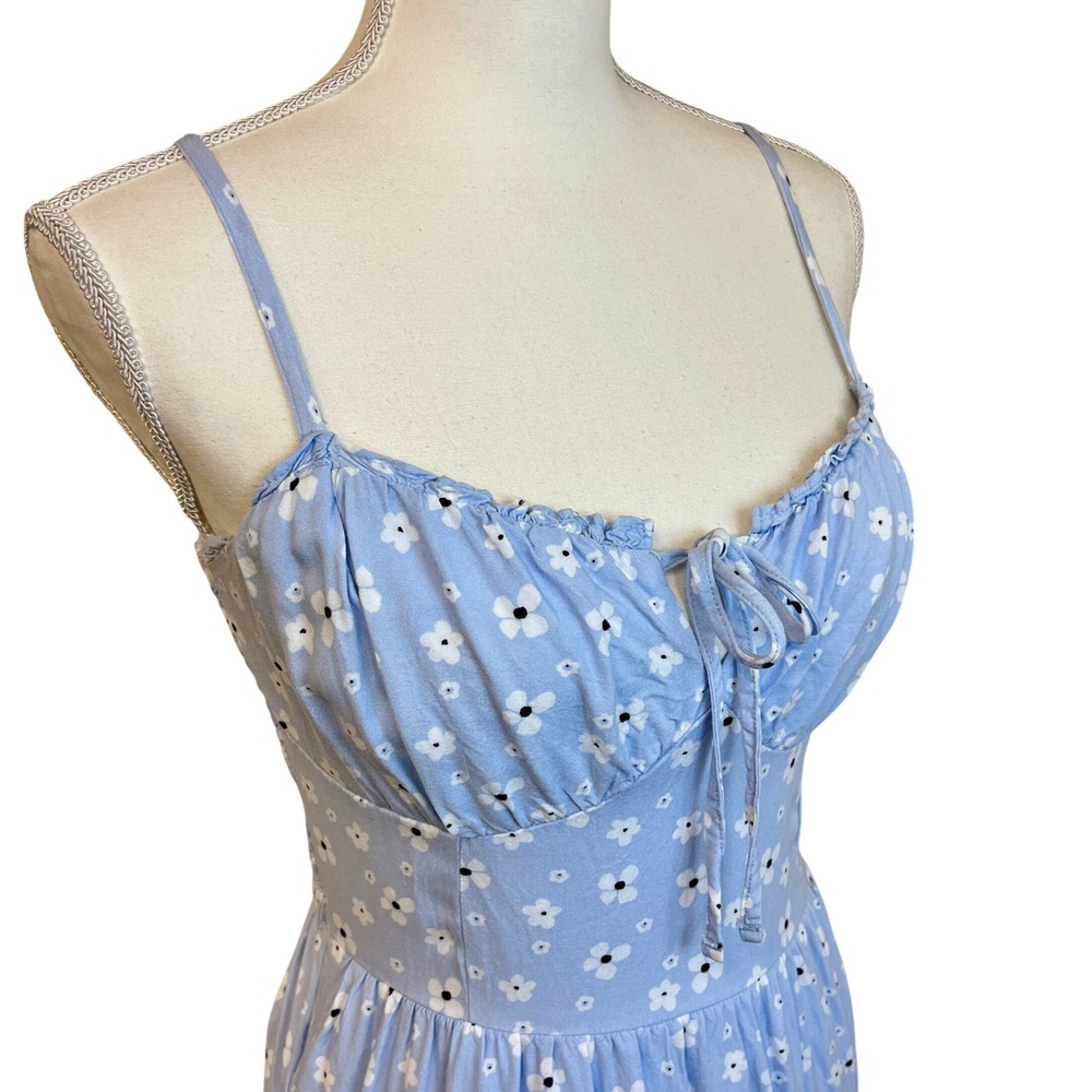 Hollister Light Blue Floral Mini Dress - Picture 10 of 14
